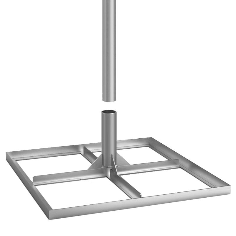 Bodenständer Hülse für Betonplatten